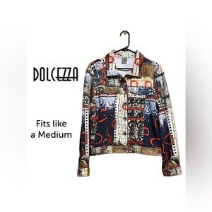 🌟 Dolcezza Simply Art Jacket — NWOT — Fits Like Medium 🌟